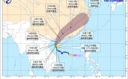 台风“蝴蝶”逼近，中央气象台发布“台风+暴雨”双预警