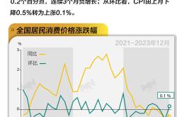 基本面 | 全年CPI同比上涨0.2%，12月同比连续3个月负增长
