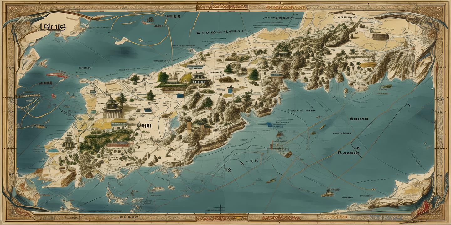 独岛地图:探寻争议之地的历史与地理 第1张 独岛地图:探寻争议之地的历史与地理 第1张