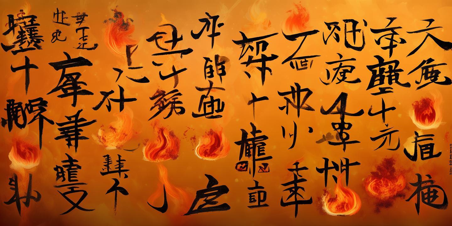 带火字旁的字大全:探寻汉字中的火焰之美 第1张 带火字旁的字大全:探寻汉字中的火焰之美 第1张