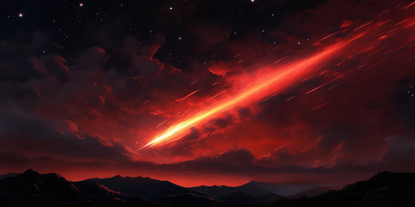 绯色流星:夜空中最绚烂的奇迹 第1张 绯色流星:夜空中最绚烂的奇迹 第1张