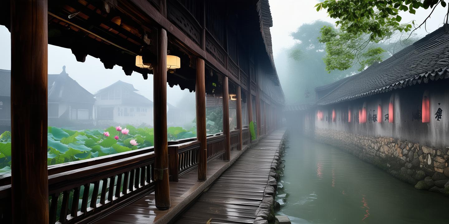 烟雨长廊:江南水乡的诗意画卷 第1张 烟雨长廊:江南水乡的诗意画卷 第1张