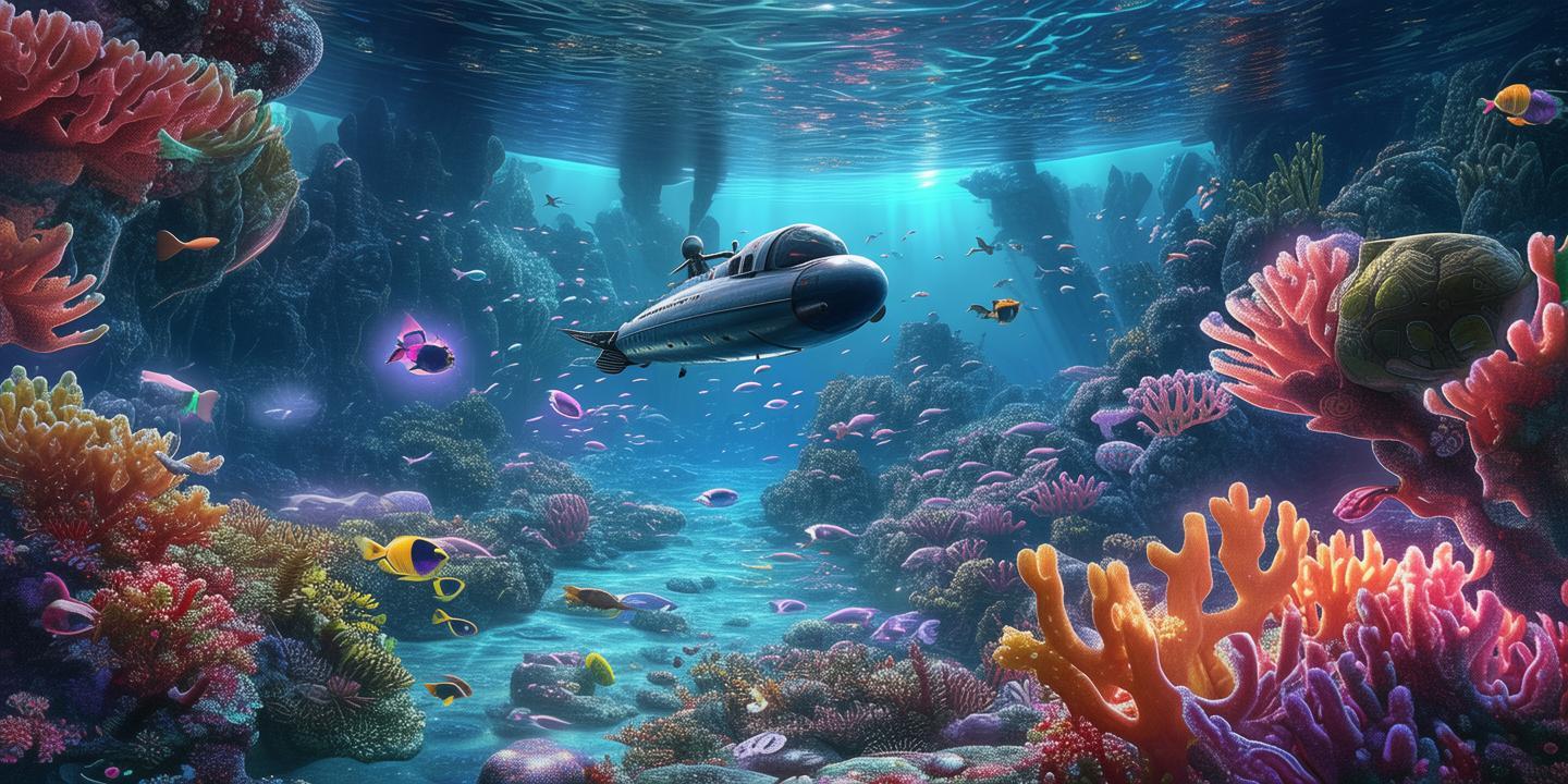 尼摩船长与阿龙纳斯在海底环球旅行的奇幻航线 第1张 尼摩船长与阿龙纳斯在海底环球旅行的奇幻航线 第1张