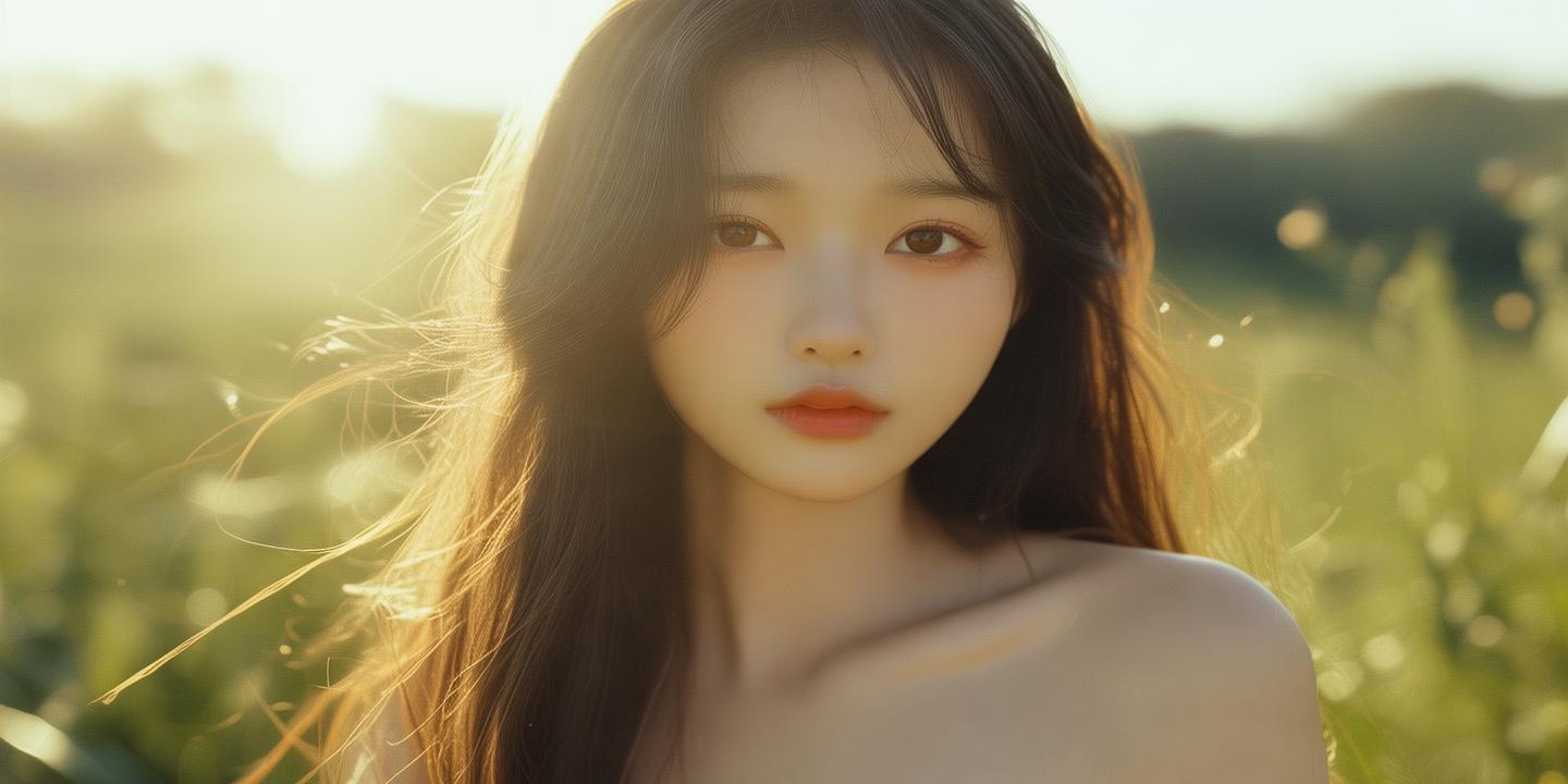孔雪儿素颜亮相，清新自然美得让人心动 第1张