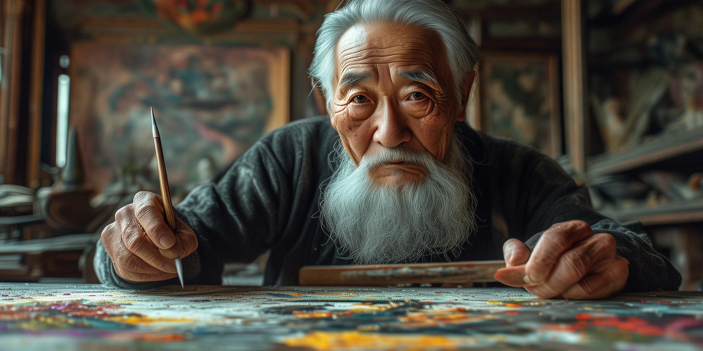 韩雪爷爷：一位跨越时代的艺术大师 第1张