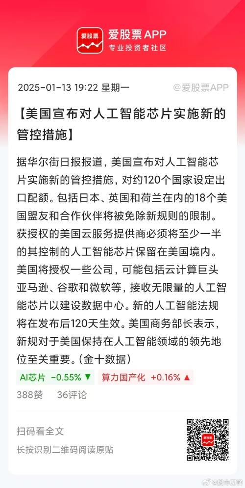 特朗普 *** 正着手修改拜登时代的人工智能芯片规则 第1张
